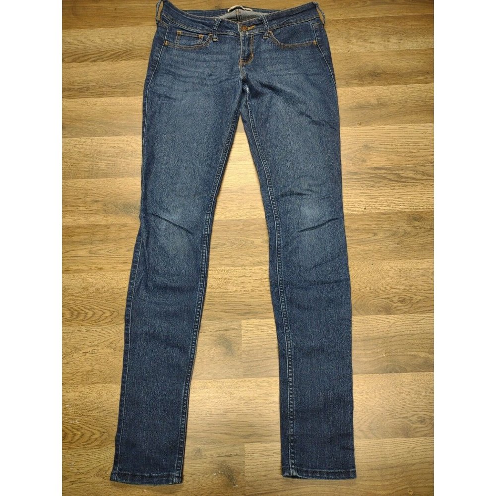Hollister Women's Blue Skinny Jeans 26x33 3L